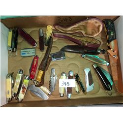 Collectible knives with, Coca Cola knife, Swiss, RCMP