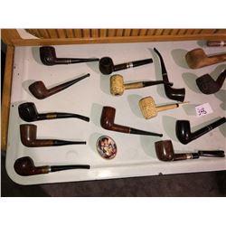 Various antique pipes for 30's to 60's