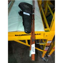 Daiwa mini spin, old fly rod