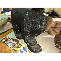 Heavy cast grizzly w/ Salmon