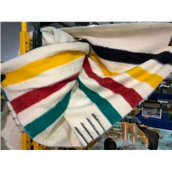 Original Hudson Bay Blanket, trade in markings