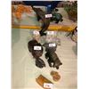 Image 1 : Native art, 4 bears, copper art