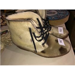 Unused ladies seal skin boots