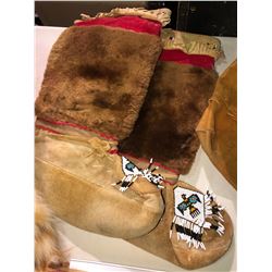 Eagle beaded Mukluks men's large