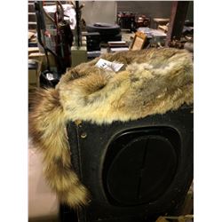 Fur coat w/ two fur hats