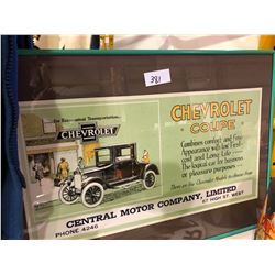 Chevrolet coupe sign