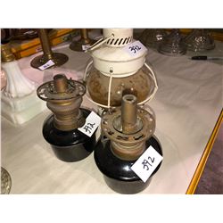 3 small lanterns