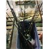 Image 1 : Bucket of fishing rods & reels