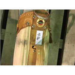 2 bags of antique golf clubs