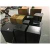 Image 3 : 9 speakers & Peavy amp, box of electrical