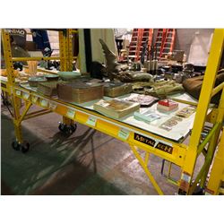 2 lots x (sets) Liberty commercial metaltech adjustable scaffold w/ platform deck, 6 ft width, 1000l