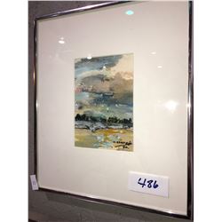 4 pieces of artwork by M. Alvarado