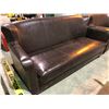 Image 2 : Brown Leather sofa & Loveseat