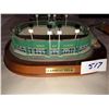 Image 2 : Pair of Lambeau Field Replica Figures, old Lambeau and new Lambeau, approx 8"x8"x3"tall
