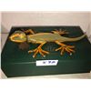 Image 1 : Ceramic Gecko Golden Pond Collection, 8" long