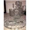 Image 2 : Pinwheel crystal, decanters, ice bucket, pitcher, serving tray