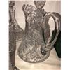 Image 3 : Pinwheel crystal, decanters, ice bucket, pitcher, serving tray