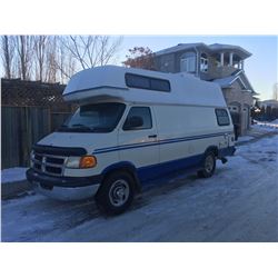 2001 Dodge 2500 Raised Roof, Camper Van with air, tilt, cruise, including roof air conditioning, bat