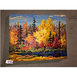 George Buytendorp "Prairie Autumn" oil on canva 20"x24"