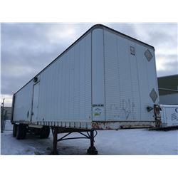 Semi trailer for job sites , fully electrified with power panel lights inside and outside of the tra