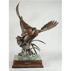 Dr. ROBERT  TAYLOR Bronze "Windy Descent"