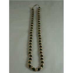ESTATE JEWELRY, Jade & 14Kt Gold Necklace