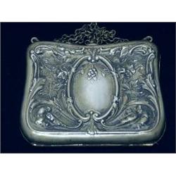 ESTATE JEWELRY, 1910 Art Nouveau Silveroin Purse