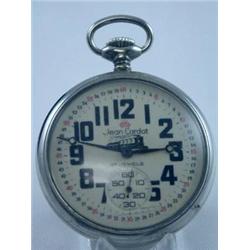 ESTATE WATCH, 17 Jewel, Jean Cardot Railroad Pocket Watch