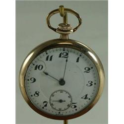 ESTATE WATCH, 1907 12 size Swiss 15 Jewel Pocket Watch