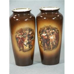 DANISH Late 19th C. Pair of Vases