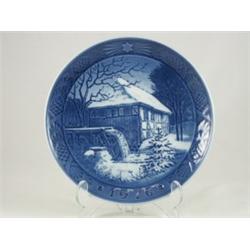ROYAL COPENHAGEN 1976 Plate, "Water-Mill"