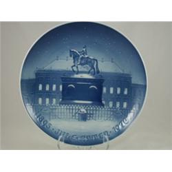 B & G, COPENHAGEN, 1970 Plate, "1895•Jule•After•1970"