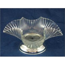 Pressed Glass Fluted dish