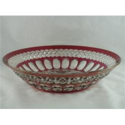 Red & Clear Bowl