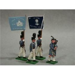 Miniature cadets from SC Citadel, each approximately 2½"H