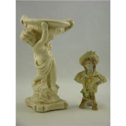 8½"H Cherub Stand and 5½"H Victorian Bust
