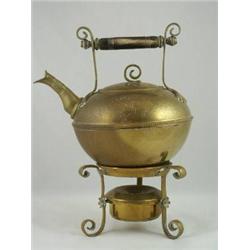 Brass teapot  9½"H