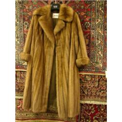 Mink coat, Montaldo's, 43"L