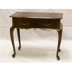 Mahogany Table with one drawer  24"H