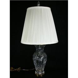 Waterford Crystal Lamp, 29"H