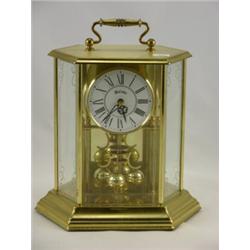 Bulova anniversary clock  8¼"H 
