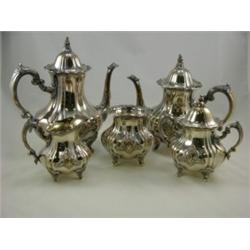 Towle 5-piece Silver Tea Service
