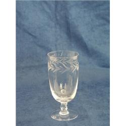 Fostoria "Holly" 1941, Eleven 5 oz. Footed Juice