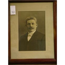 European Photograph, signed C.Larsen, 1912, 10½"x15½" mounted in original wood frame 20?" x 26¼". 