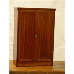 Mahogany Salesman Wardrobe Sample, 24"H x 15½"W x 18"D