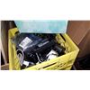 Image 2 : 2 PORTABLE DVD PLAYERS AND CRATE OF HEATER AND CORDS