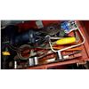 Image 2 : RED TOOL BOX W/ CONTENTS AND JOBMATE TOOLBOX