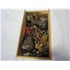 Image 2 : WOOD BOX OF WOODEN FIGURINES