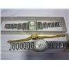 Image 2 : 3 LADIES WATCHES 2 WITH PEARL FACE AND GOLD TONE