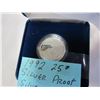 Image 2 : 1992 SILVER PROOF SILVER 25C COIN ALBERTA .925 SILVER
